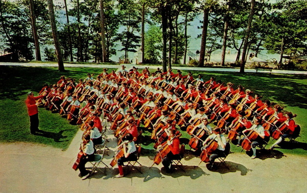 Interlochen Center for the Arts - Old Postcard View (newer photo)
